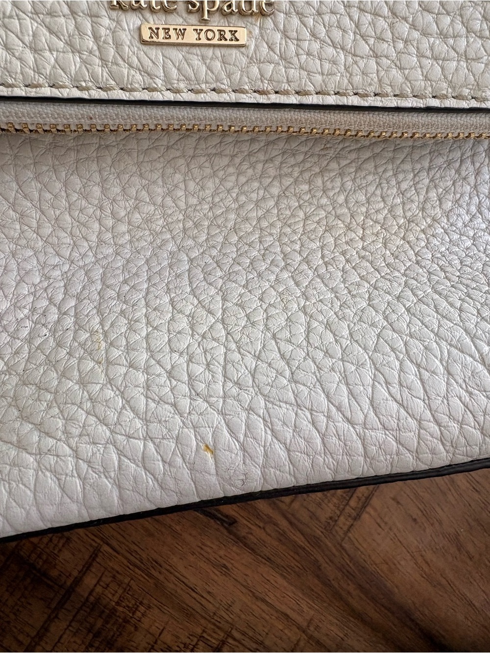 kate spade White Pebbled Leather Crossbody Bag - Picture 3 of 13